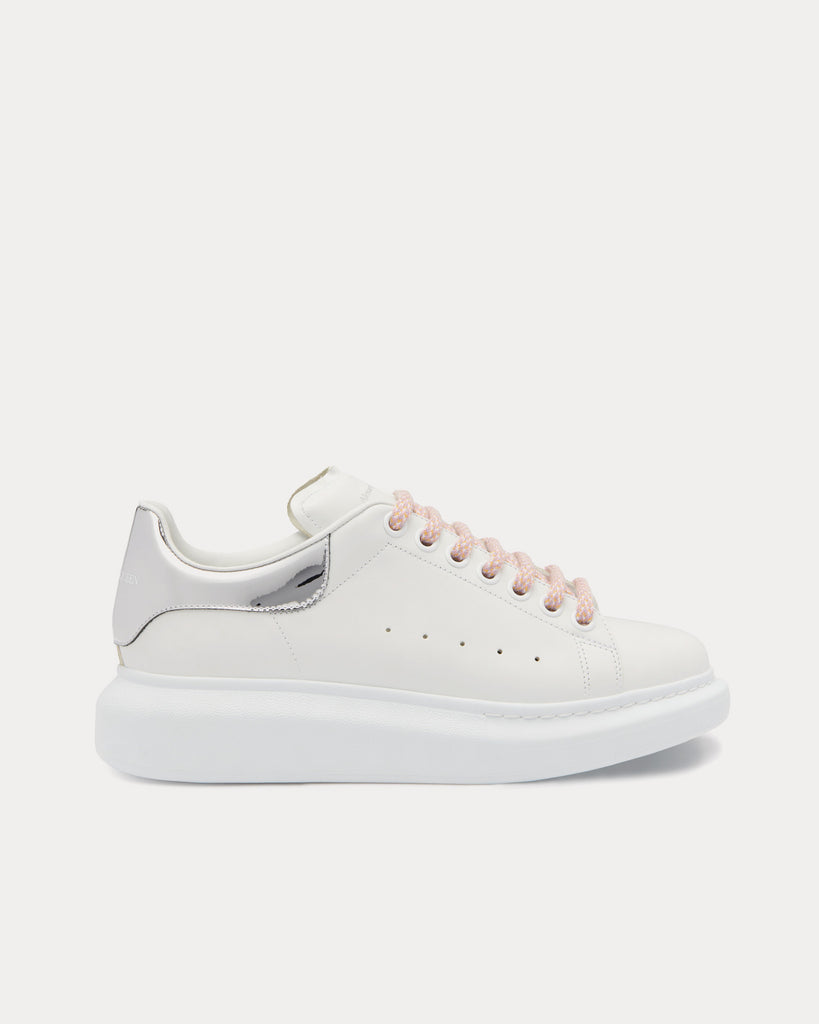 Alexander McQueen Silver and White Crystal Oversized Sneakers Alexander  McQueen